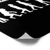 Funny Anti-trump Evolution Litical Humor Poster (Hoek)