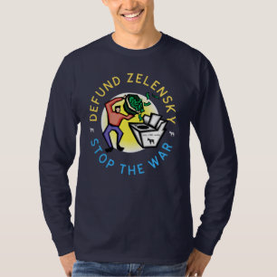 Funny Anti-War Zelensky DNC Money Laundering T-shirt