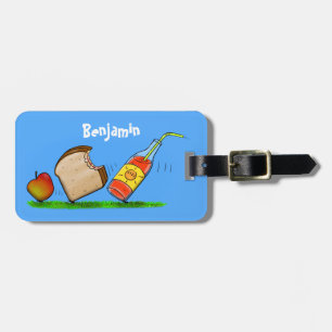Funny ants cartoon bagagelabel