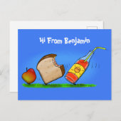 Funny ants cartoon briefkaart (Voorkant / Achterkant)