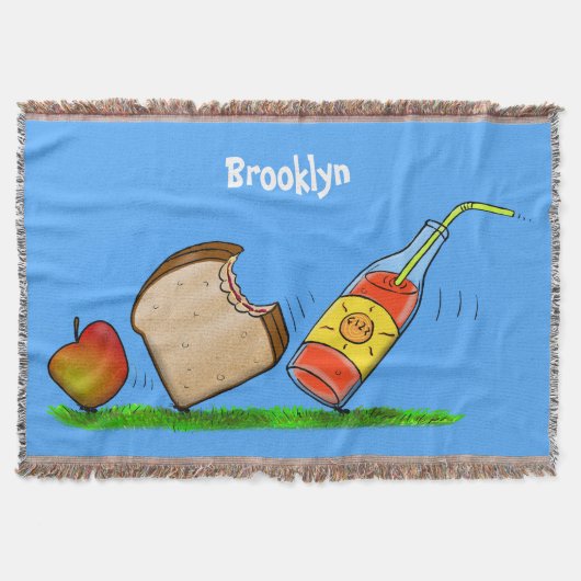 Funny ants cartoon deken (Voorkant)