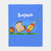 Funny ants cartoon fleece deken (Voorkant)