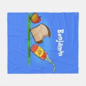 Funny ants cartoon fleece deken (Voorkant (Horizontaal))