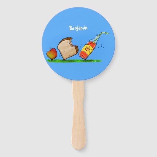 Funny ants cartoon handwaaier (Voorkant)