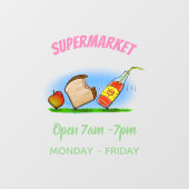 Funny ants cartoon raamsticker (Vel)