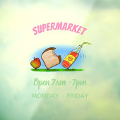 Funny ants cartoon raamsticker (Vel 3)