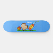 Funny ants cartoon skateboard (Horizontaal)