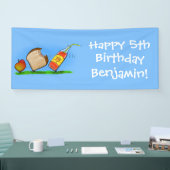 Funny ants cartoon spandoek (Beurs)