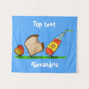 Funny ants cartoon wandkleed