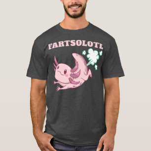Funny aolotl fart fartalotl meican fish ao t-shirt