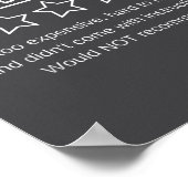 Funny Aortic Dissection One Star Would Not Recomme Poster (Hoek)