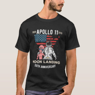 Funny Apollo 11 50th Jubileum Moon Landing Astr T-shirt