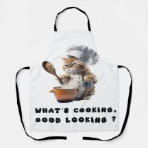 Funny Apron for Cat Lovers