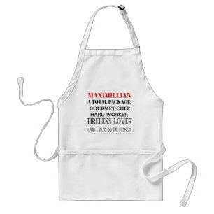 Funny apron voor mannen volledig aanpasbaar standaard schort