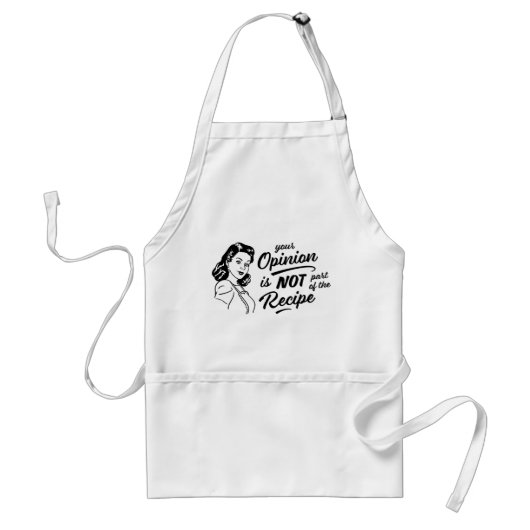 Funny Aprons voor mam Standaard Schort (Voorkant)