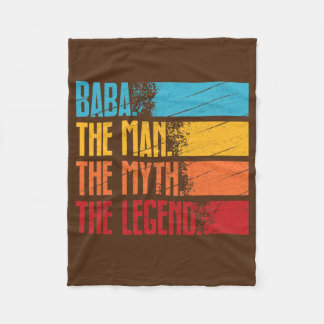 Funny Arabic Dad Arabic Father Best Baba Ever Fleece Deken