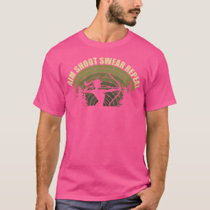 Funny Archery Bow Hunting Bow Arrows Girl Bowhunti T-shirt