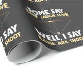 Funny Archery Raise Aim Shoot Bow Archer Cadeaupapier (Rol Hoek)