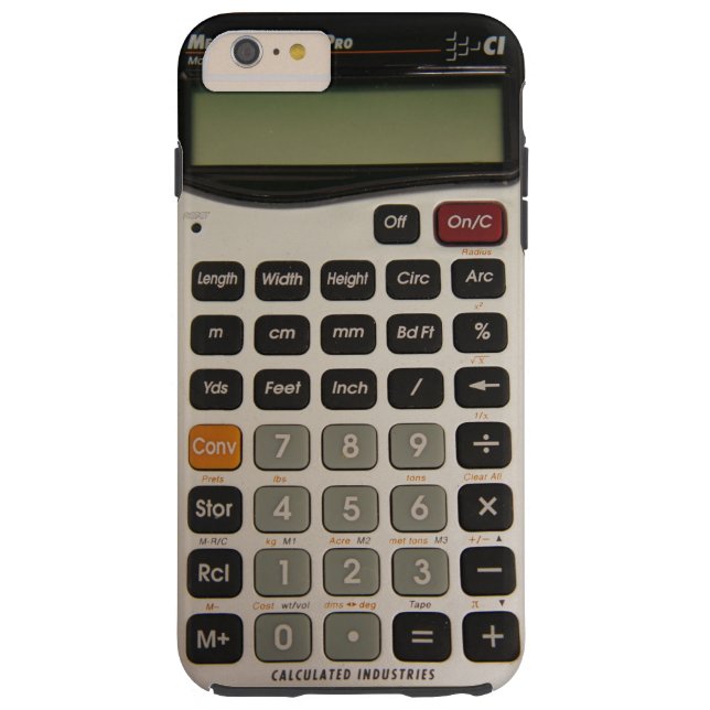 Funny Architecture Calculator Case-Mate iPhone Case (Achterkant)