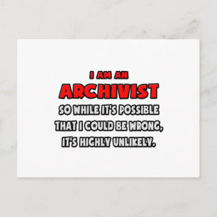Funny Archivist ... Zeer onwaarschijnlijk Briefkaart
