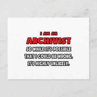 Funny Archivist ... Zeer onwaarschijnlijk Briefkaart