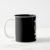Funny Aries Zodiac Sign Two-Tone Coffee Mok (Links)