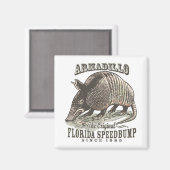 Funny Armadillo Speedbbulten van Mudge Studios Magneet (Voorkant / Achterkant)