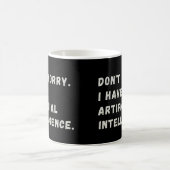 Funny Artificial Intelligence AI Humor Koffiemok (Center)