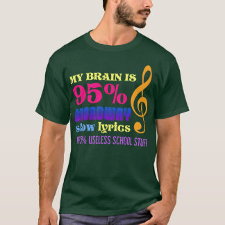 Funny Artist Quote Broadway Theater T-shirt