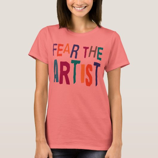 Funny Artist T-shirt (Voorkant)