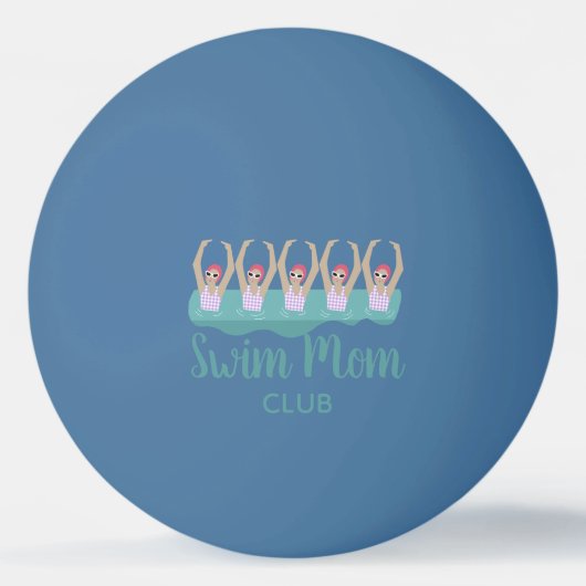 Funny Artistic Synchro Swimming zwemmers Pingpongballen (Voorkant)