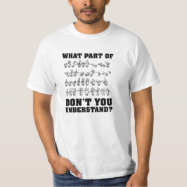 Funny ASL American Sign Language T-Shirt