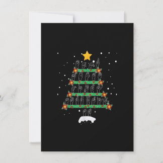 Funny ASL Christmas Tree Sign Language Xmas Deaf P Kaart