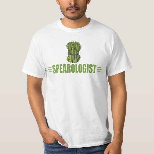 Funny Asparagus T-shirt (Voorkant)