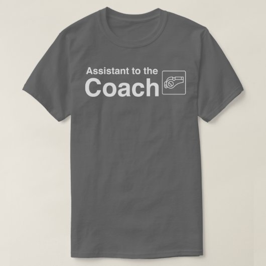 Funny Assistant van Coach Gift T-shirt (Design voorkant)