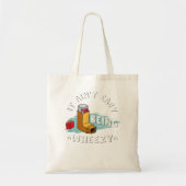 Funny Asthma Inhaler, It Ain't Easy Being Wheezy. Tote Bag (Voorkant)