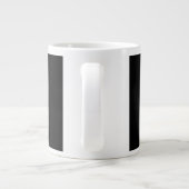 Funny Astronaut Cat Mug: Lost in Space Extra Grote Beker (Achterkant)