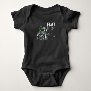 Funny Astronaut Flat Earth Samenzwering Theorische Romper