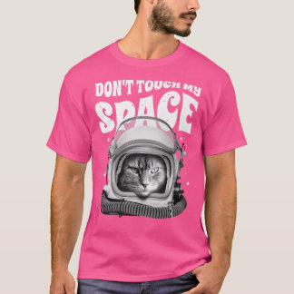 Funny Astronaut space cat Graphic Men Women T-shirt