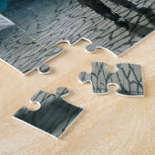 Funny Astronaut Space Maltese Dog Jigsaw Puzzle (Côté)