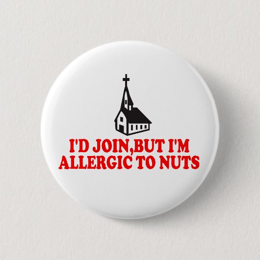 Funny atheist ronde button 5,7 cm (Voorkant)