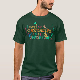 Funny athletic motivation hindernissen die Quo ove T-shirt