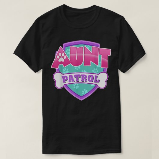 Funny Aunt Patrol - Dog Mom, Dad For Men Women T-shirt (Design voorkant)