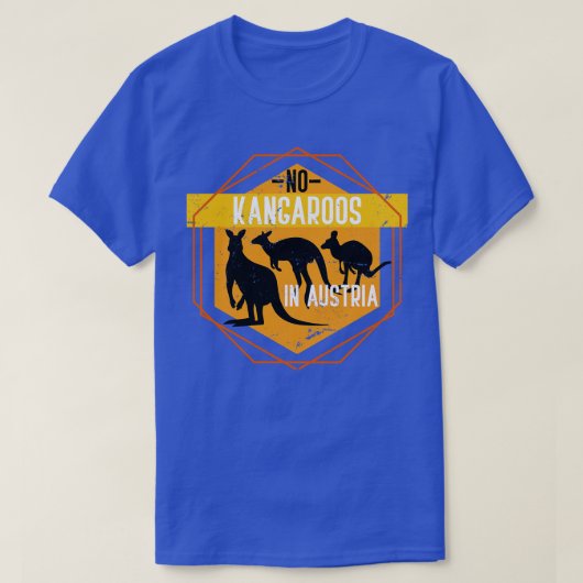 Funny Australia Gift Kangaroo T-shirt (Design voorkant)