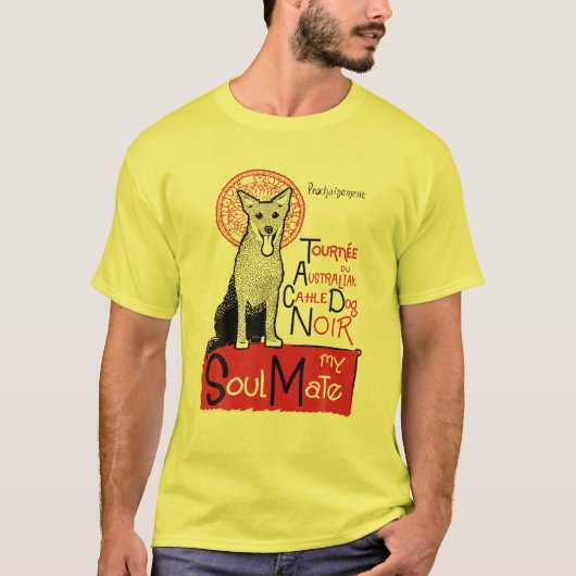 Funny Australian Cattle Dog T-shirt (Voorkant)