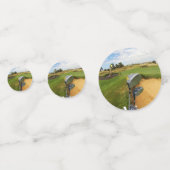 Funny Australian Golf Design, Birthday Confetti (Achterkanten)