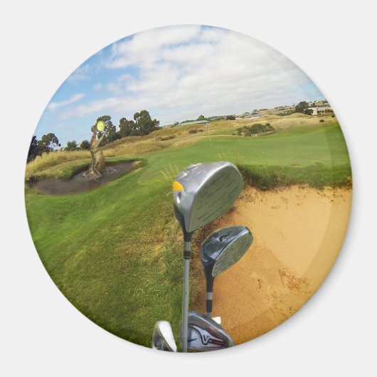 Funny Australian Golf Design, Magnet (Devant)