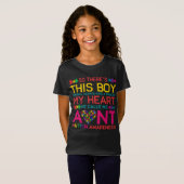 Funny Autism tante Shirt Autisme Dag (Voorkant volledig)