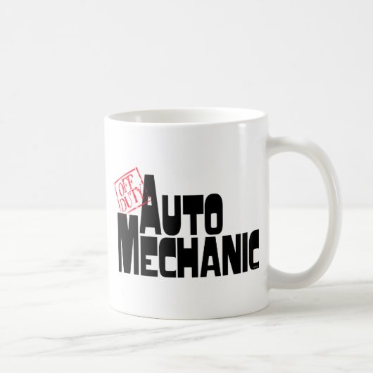 Funny Auto Mechanic Koffiemok (Rechts)
