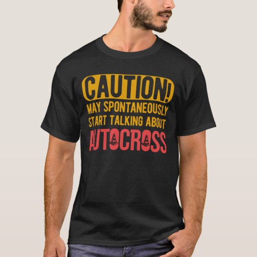 Funny Autocross T-shirt (Voorkant)